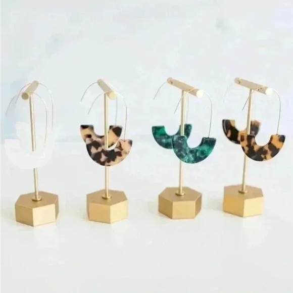 LOFT Outlet Tortoise Threader Earrings - Picture 2 of 5